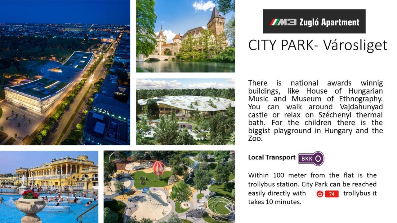 M3 Zuglo Apartment Budapest Eksteriør bilde
